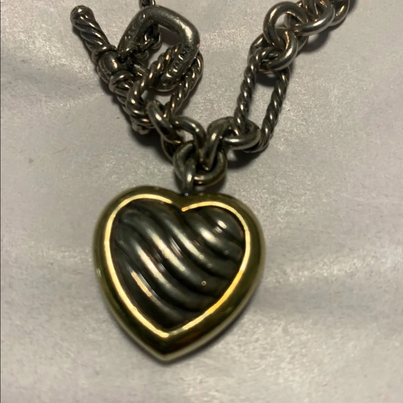 David Yurman Toggle Heart Necklace - Picture 2 of 4
